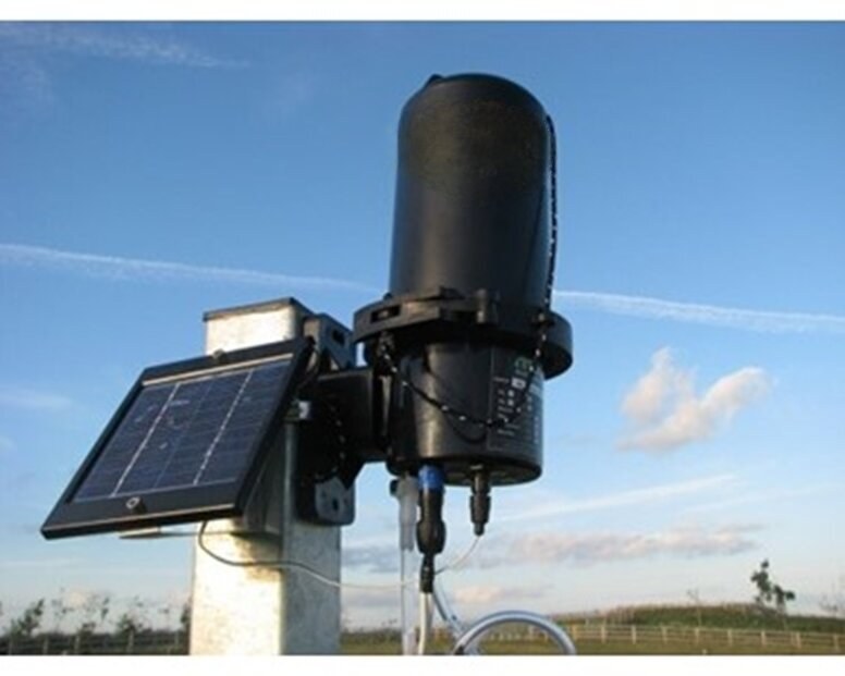 Capteur IoT mesure de gaz déployé sur le terrain